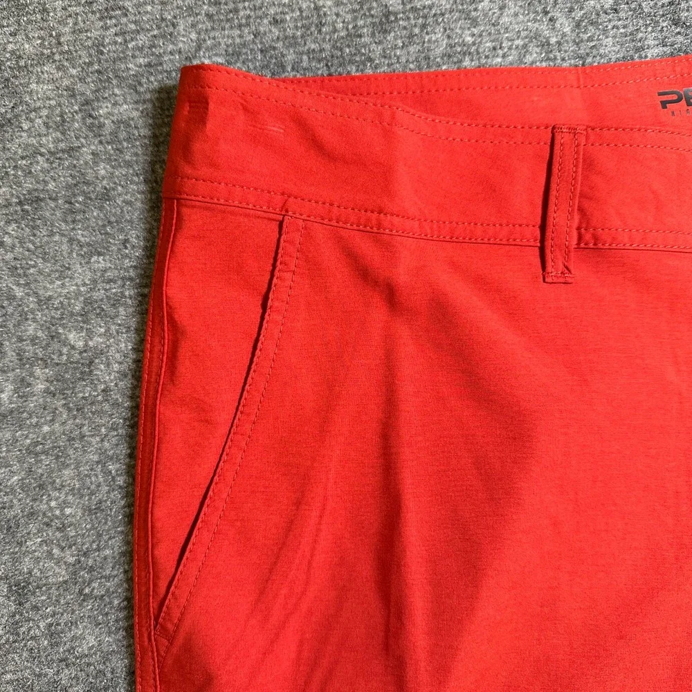 NWT Pelagic Deep Sea US Angler Fishing Shorts Red Grey Water Activated Mens 40